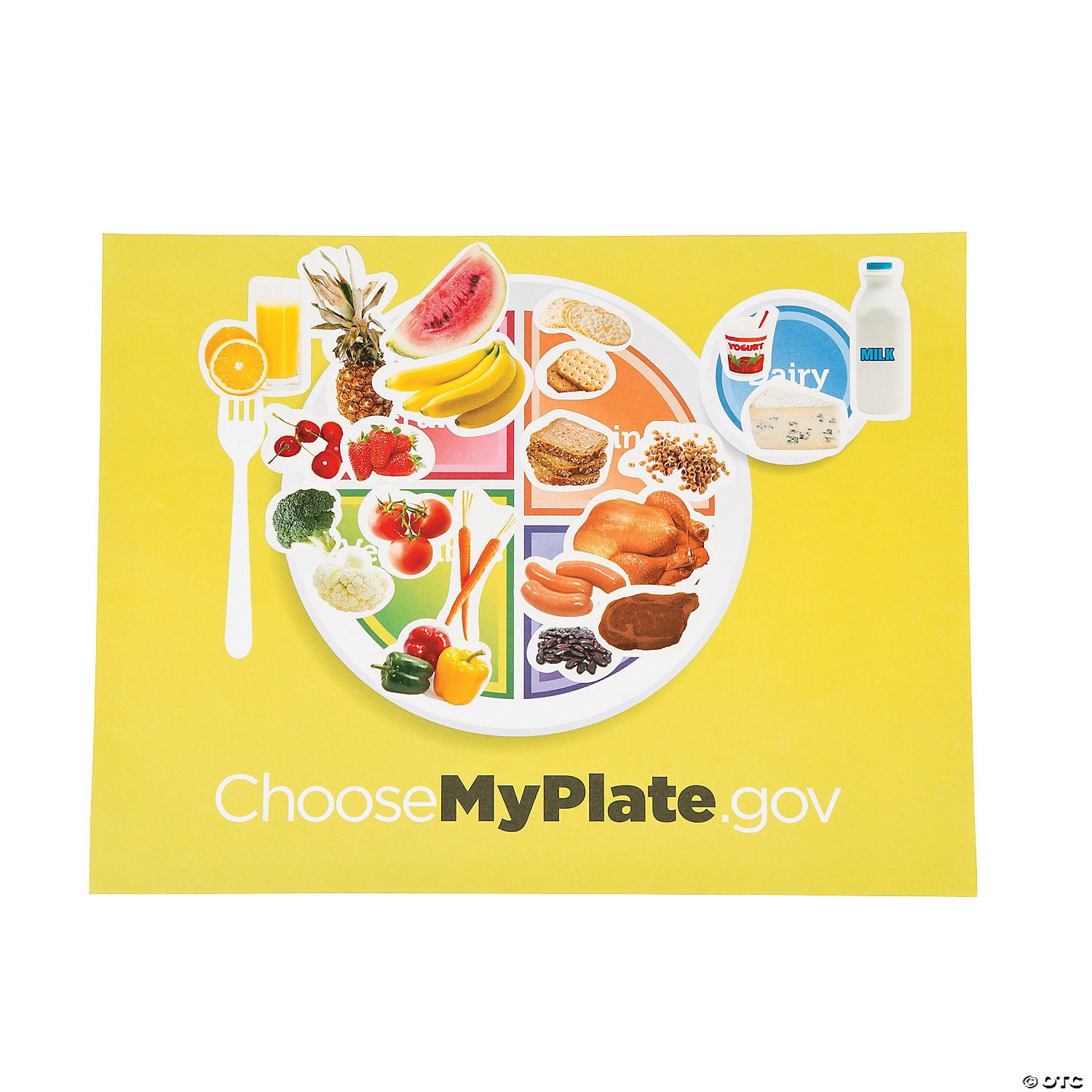 Choose MyPlate Sticker Scenes - 12 Pk