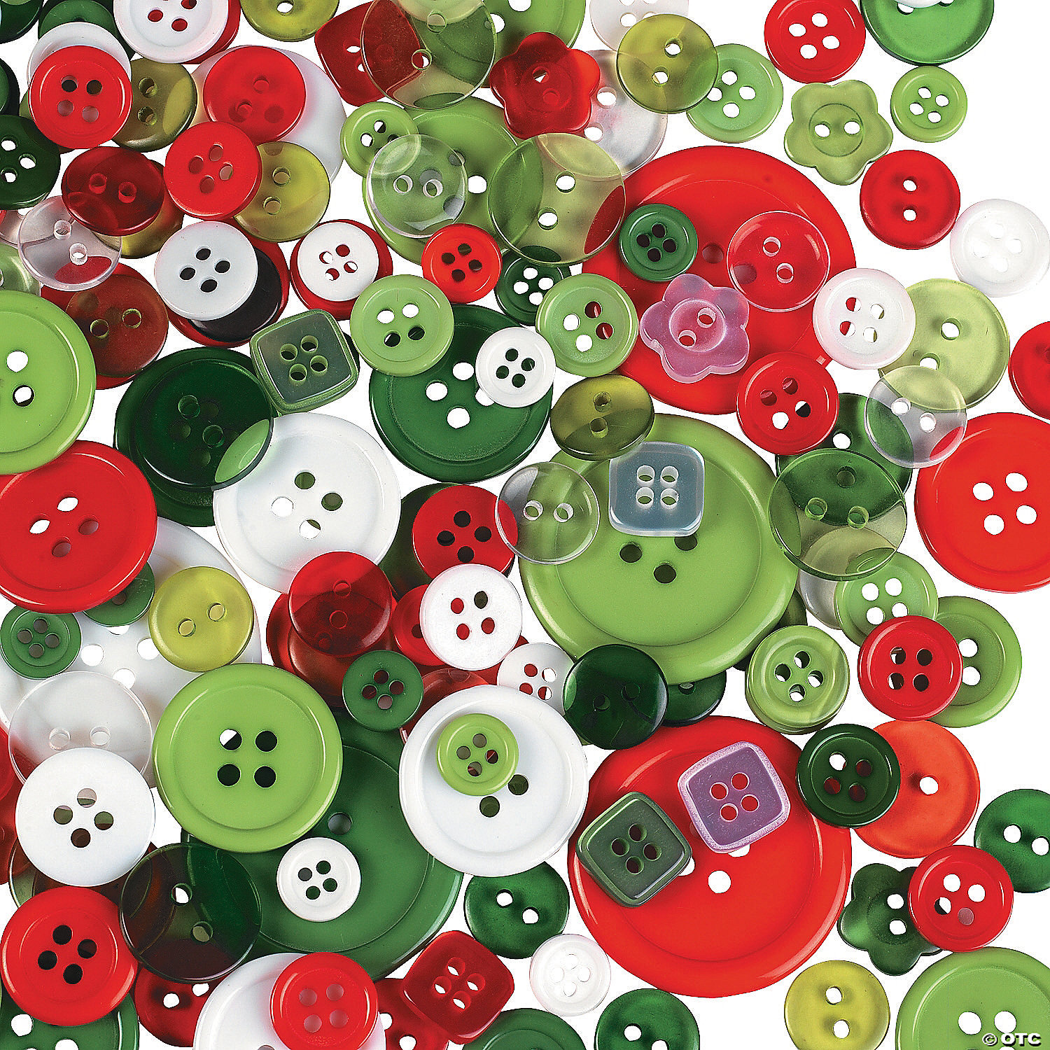 Christmas Bag of Buttons - 800 PK