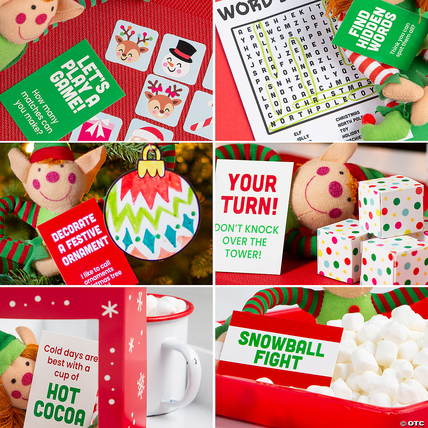 Christmas Elf Games & Activity Kit for 24 Days
