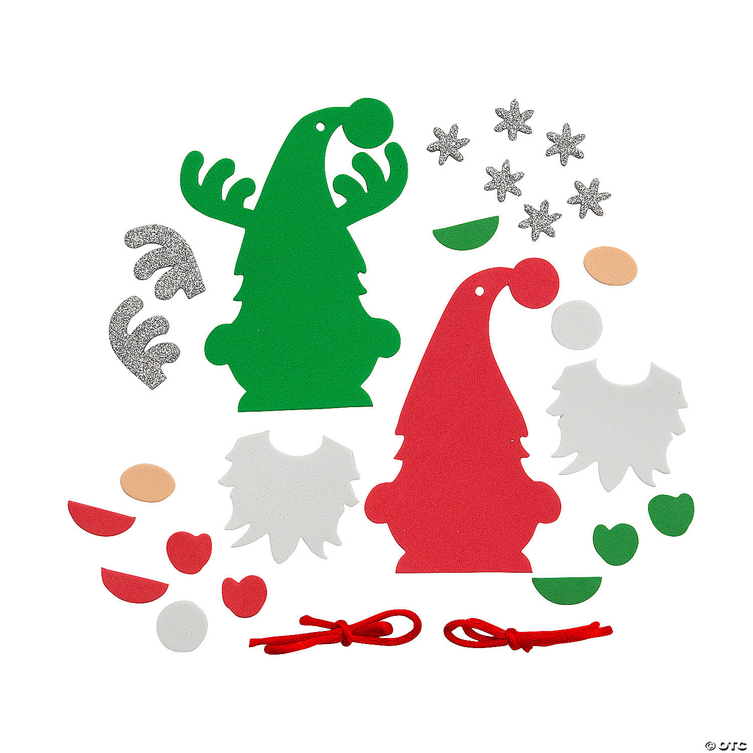 Christmas Gnome Ornament Craft Kit-12 Pack
