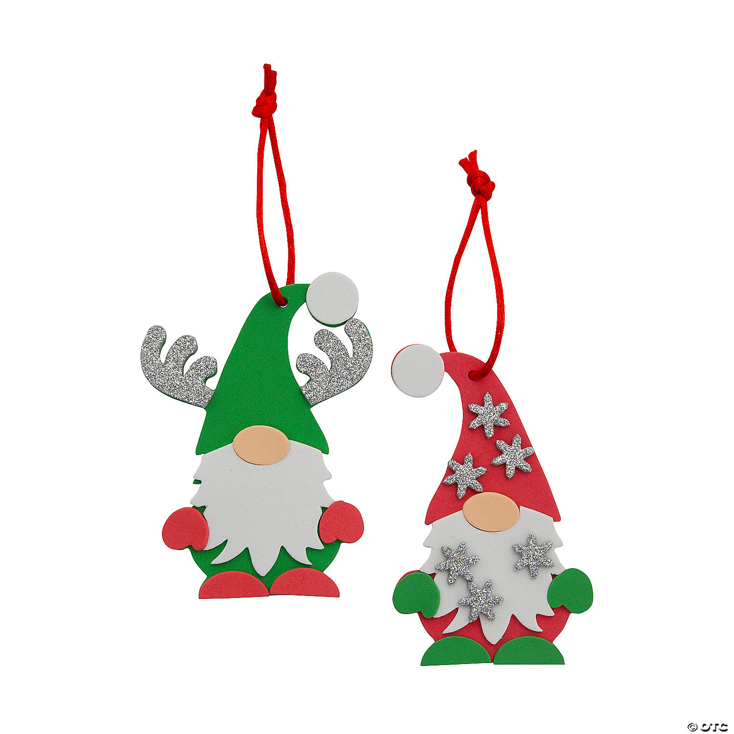 Christmas Gnome Ornament Craft Kit-12 Pack