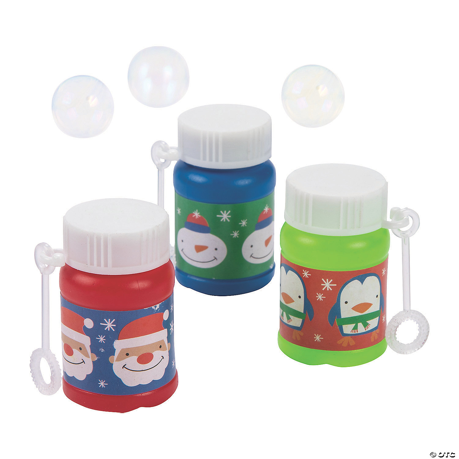Christmas Bubble Bottles - 24Pk