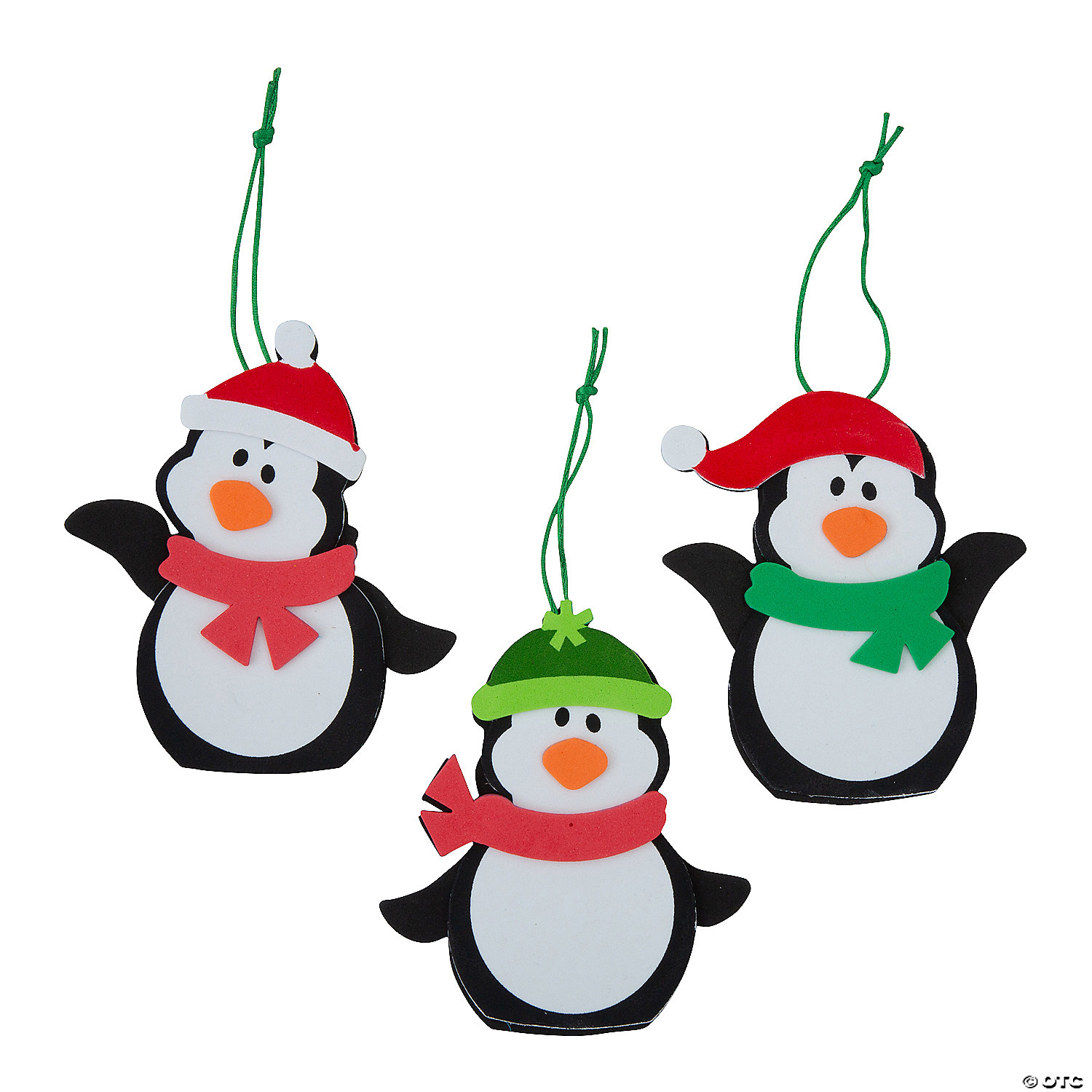 Christmas Penguin Ornament Craft Kit-12 Pack