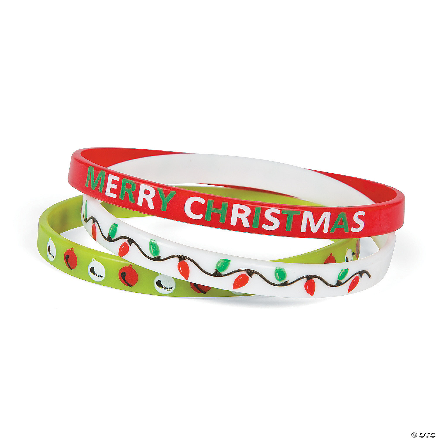 Christmas Silicone Bracelets - 24 Pack