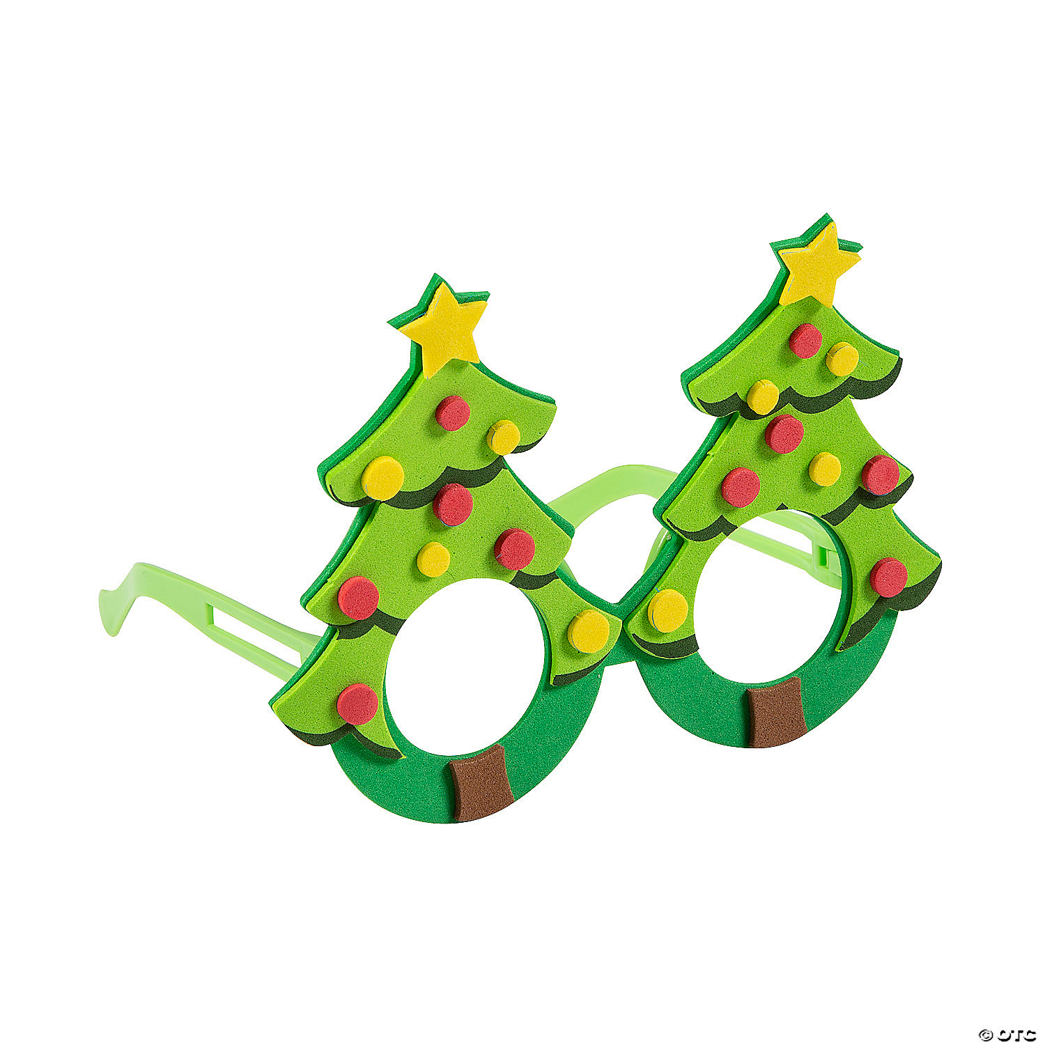 Christmas Tree Glasses Craft Kit - 12 Pack