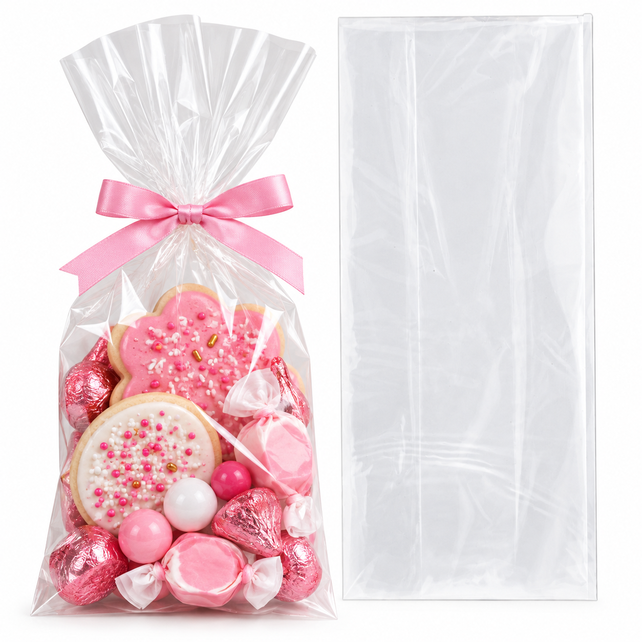 Clear 14 Inch Cello Bags - 30 Pk