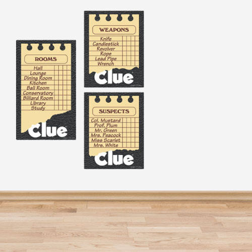 Party Decorations Party Supplies Clue Game Giant Customizable