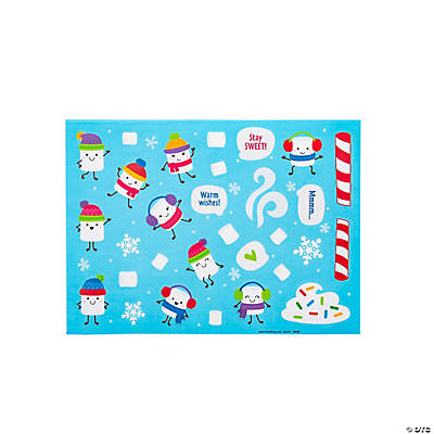 Marshmallows & Hot Cocoa Sticker Scenes-12PK