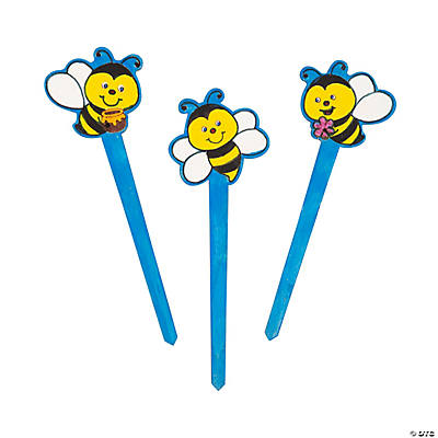 CYO Wood Bee Plant Stakes - 12Pk