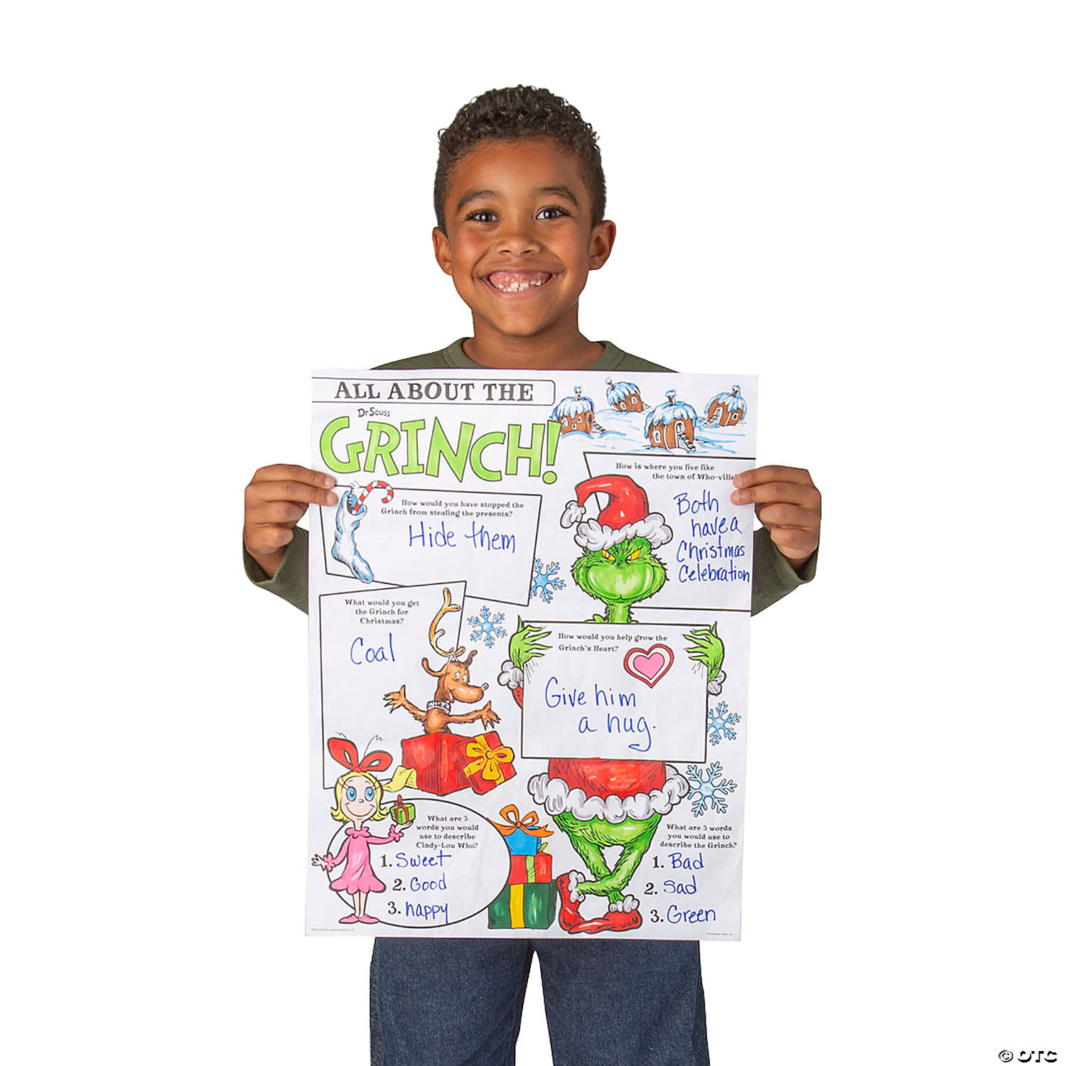 Colour In All About The Grinch BIG Posters - 30 Pcs