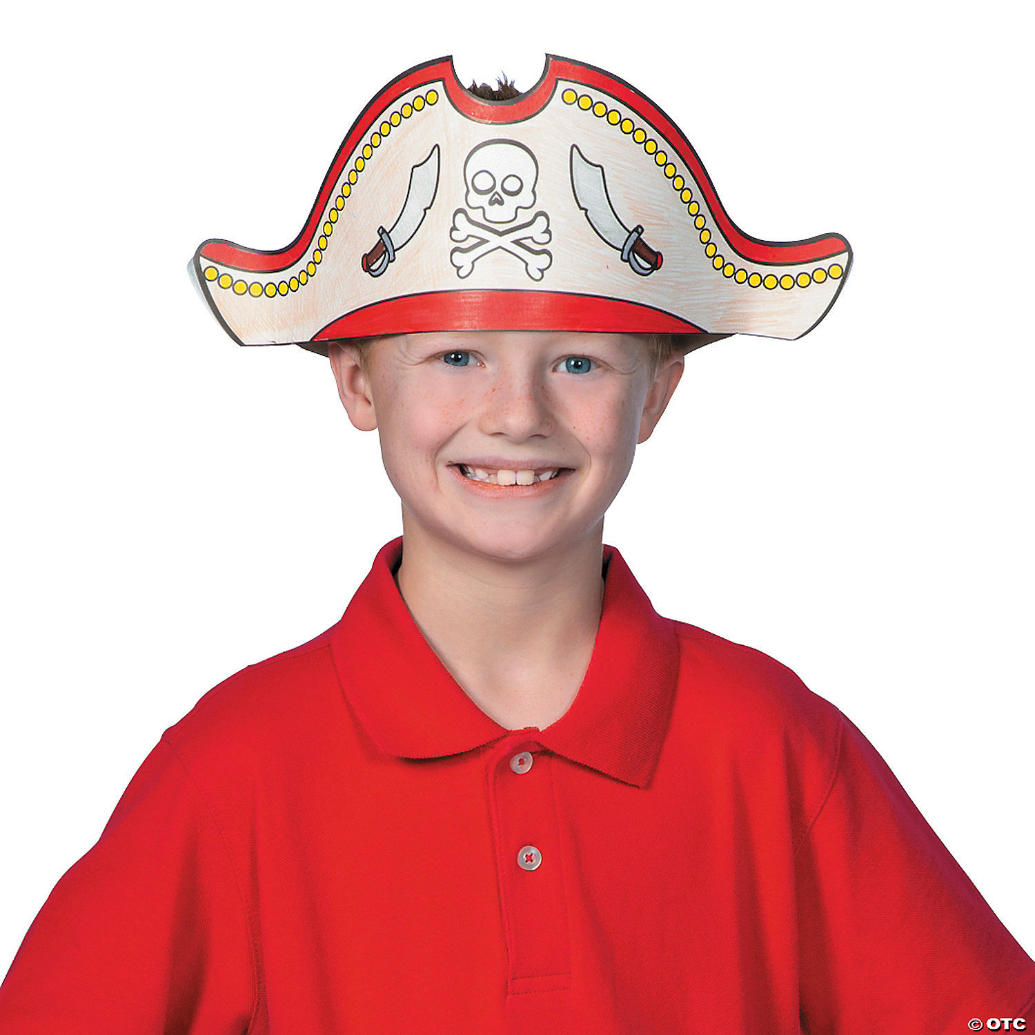 Colour Your Own Pirate Hats-12Pk