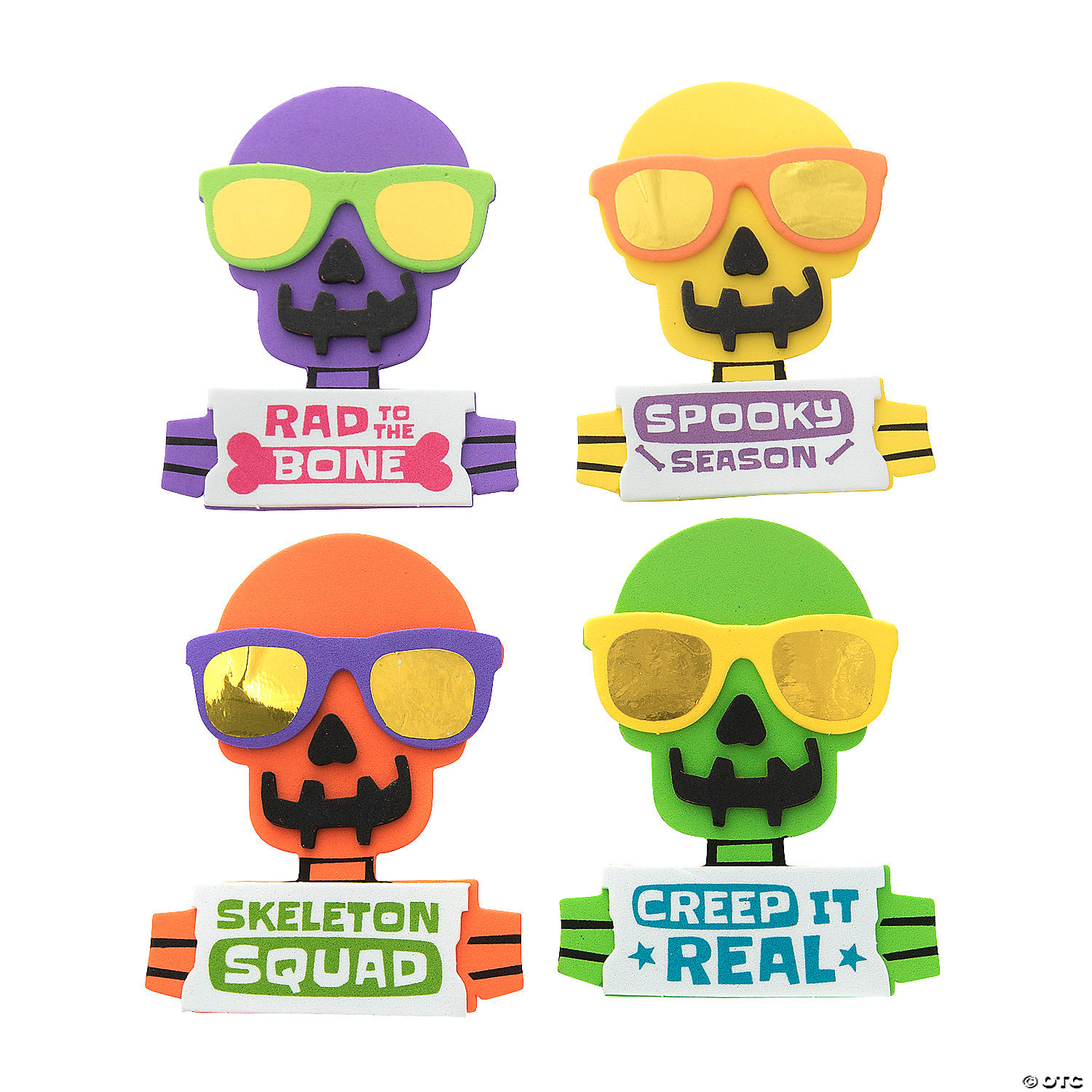 Cool Skeleton Magnet Craft Kit-12 Pack