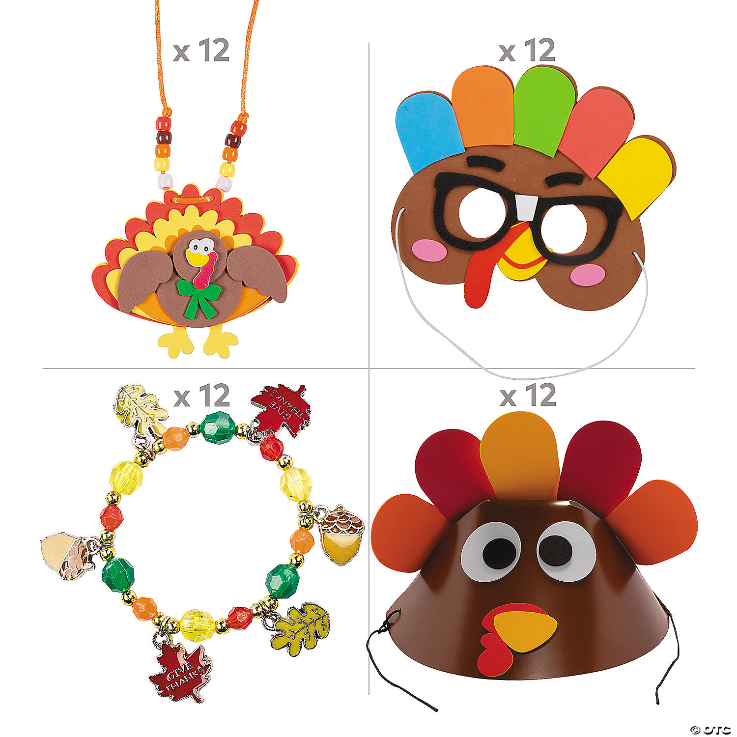 Dress Up Those Feathers Craft Kit Assortment-48Pk