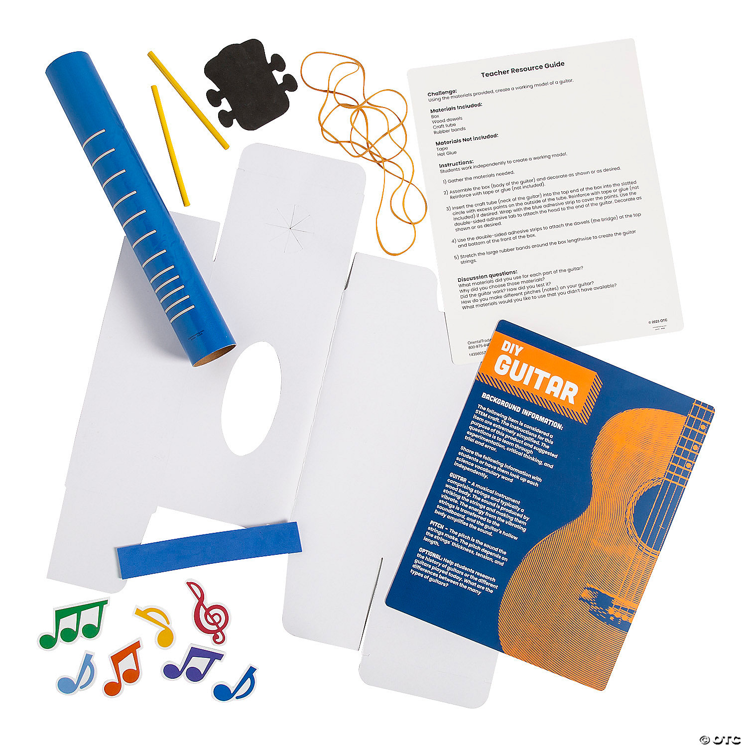 STEM DIY Guitar Educational Craft Kit-12Pk
