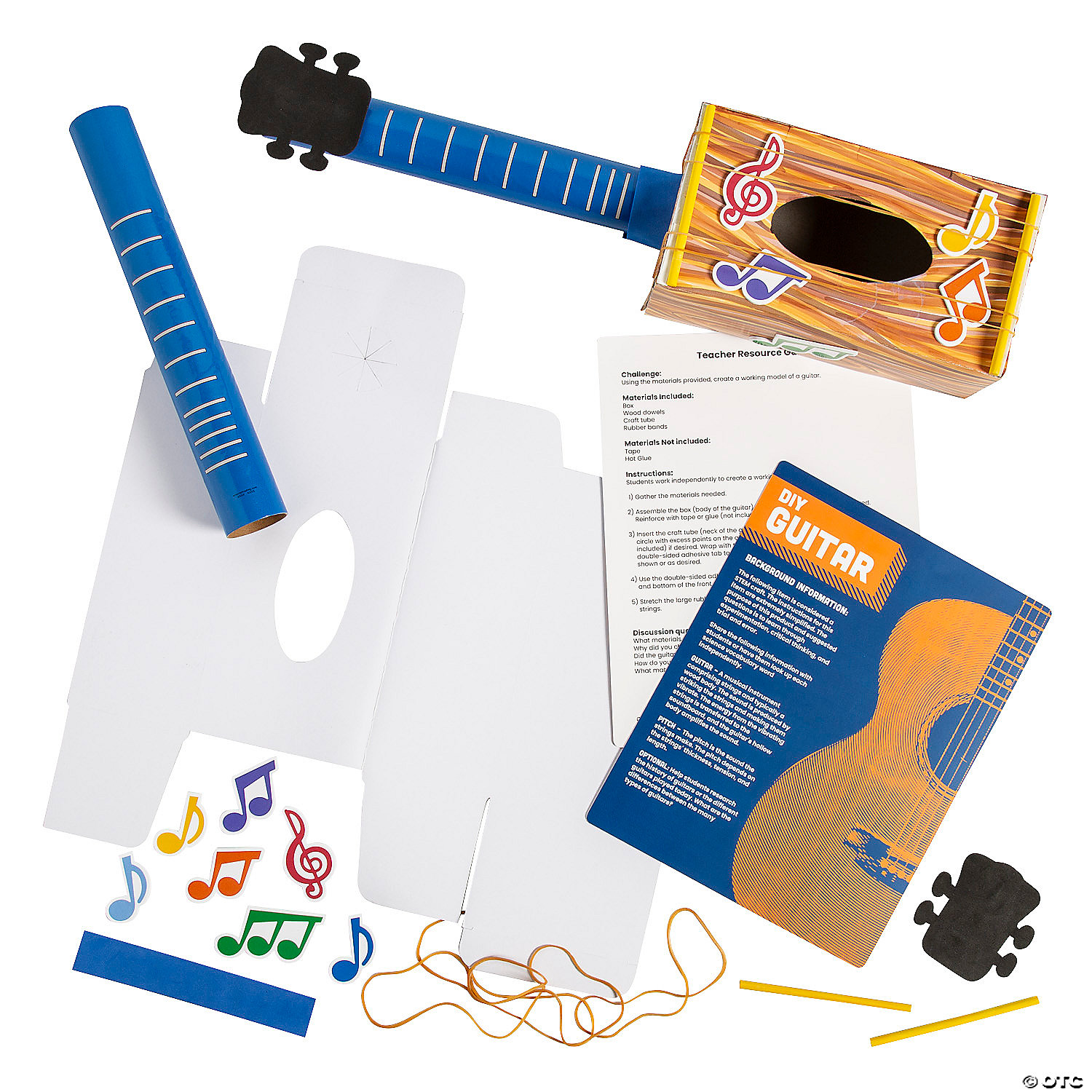 STEM DIY Guitar Educational Craft Kit-12Pk