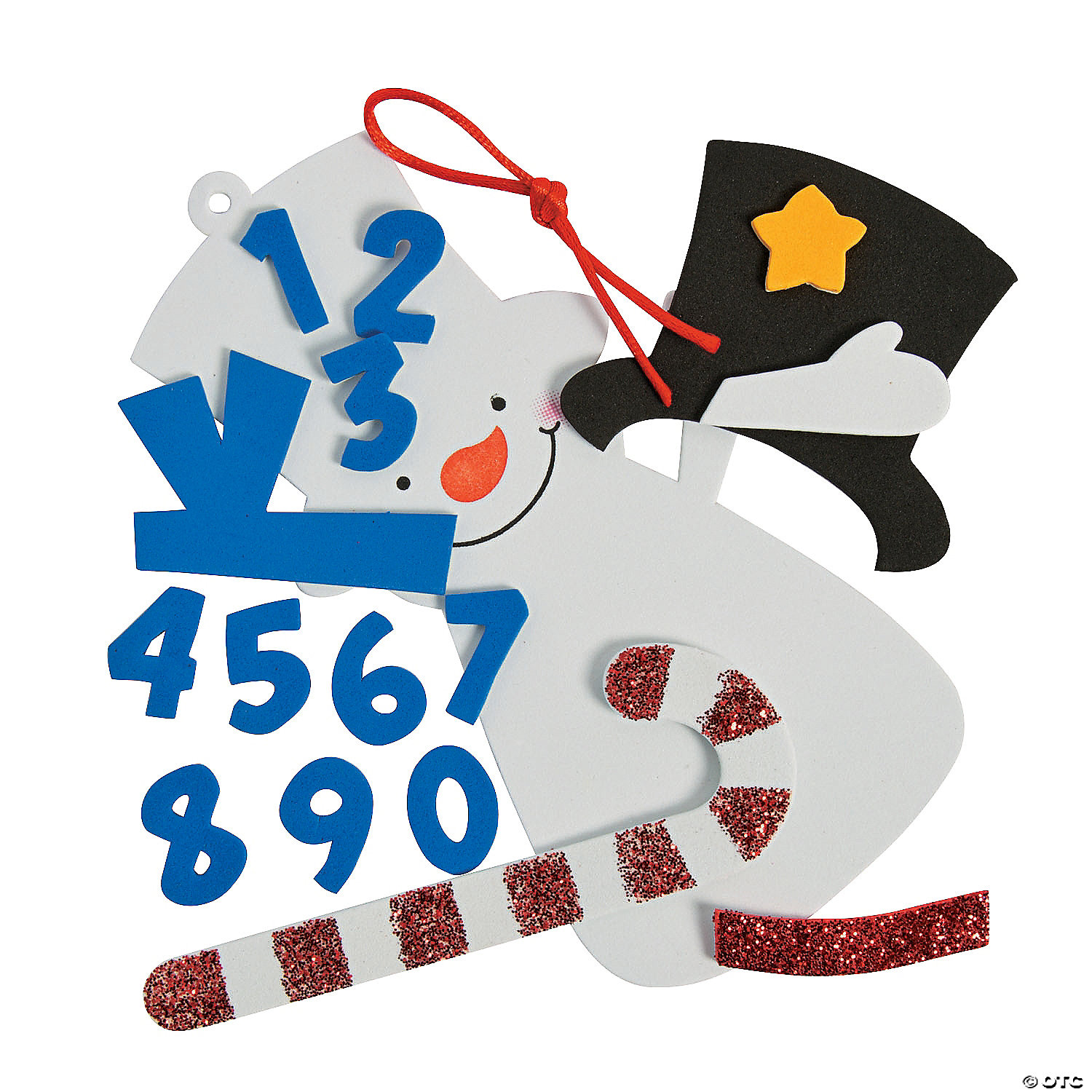Dated Snowman Ornament Craft Kit