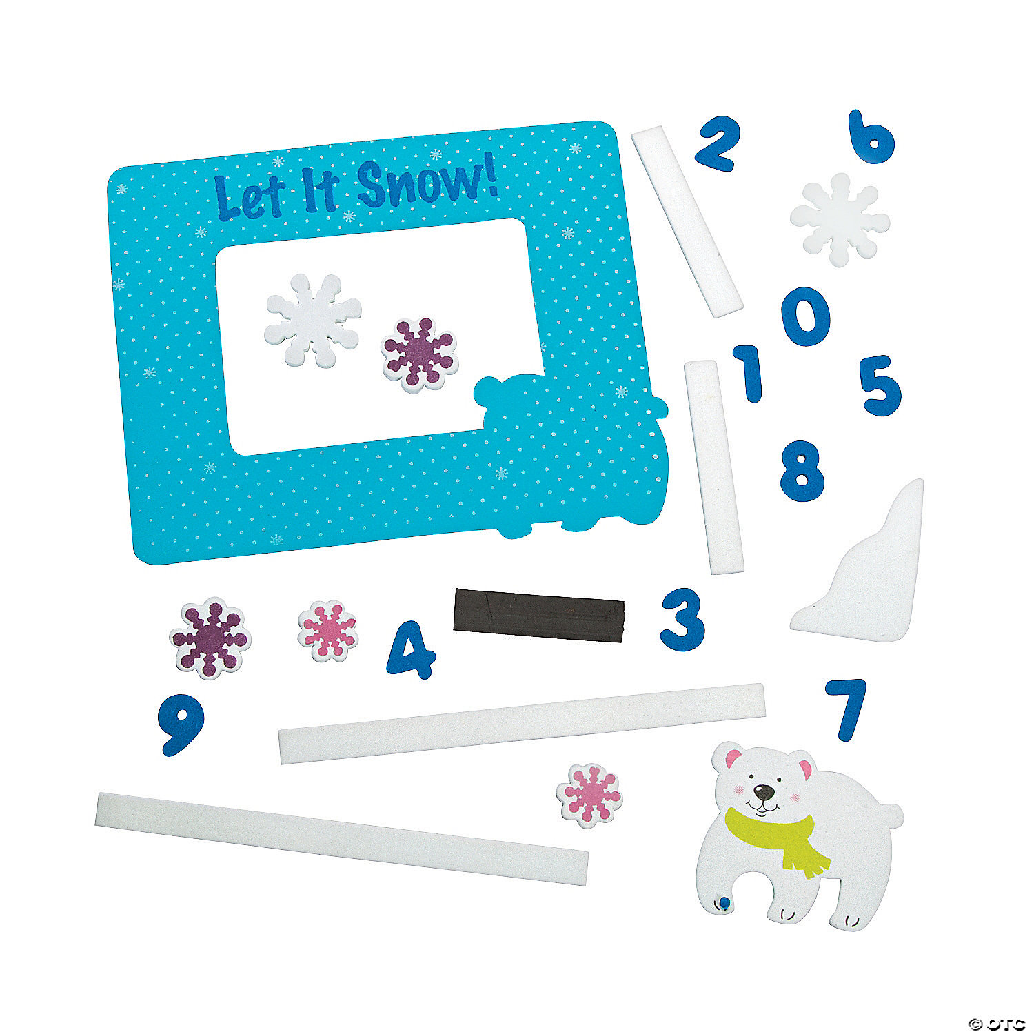 Dated Winter Picture Frame Craft Kit 12Pk- Any Year