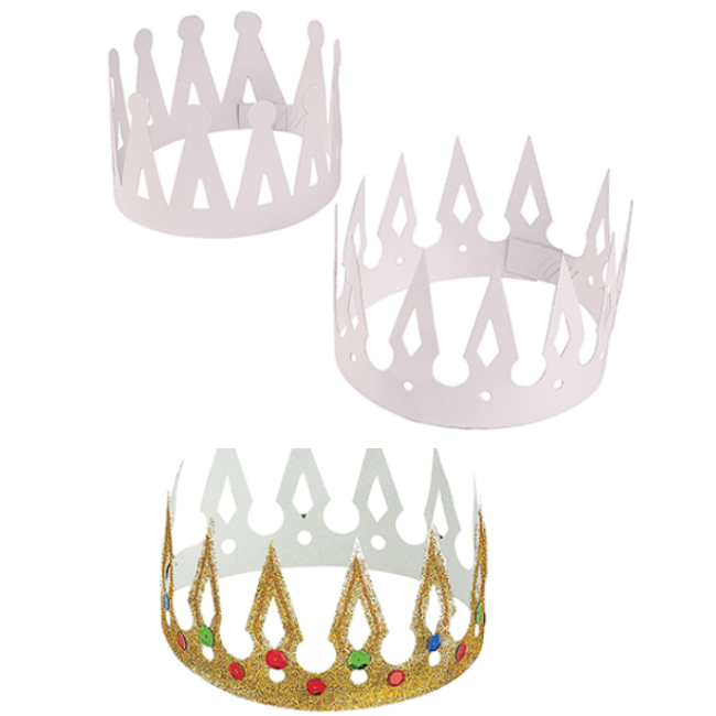 Decorate Your Own Crowns - 12Pk