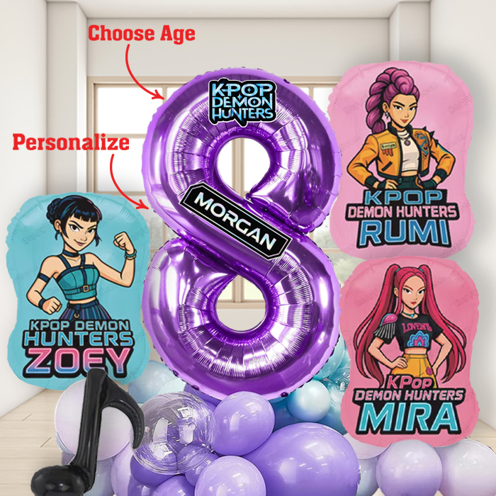 Kpop Demon Hunters Balloon Column Deluxe Canada