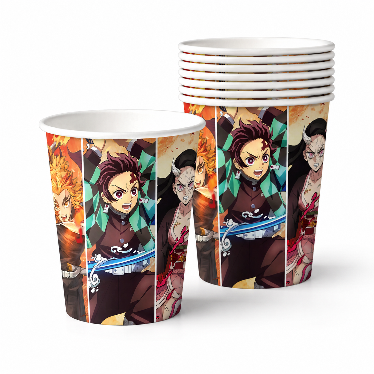 Demon Slayer Anime Party Cups - 10 PK