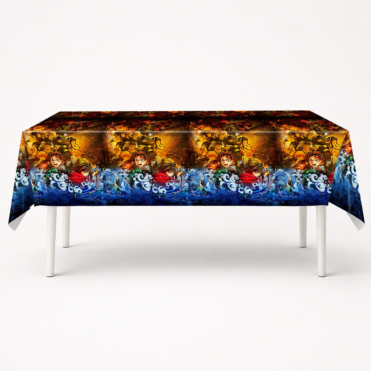 Demon Slayer Anime Printed Plastic Table Cover