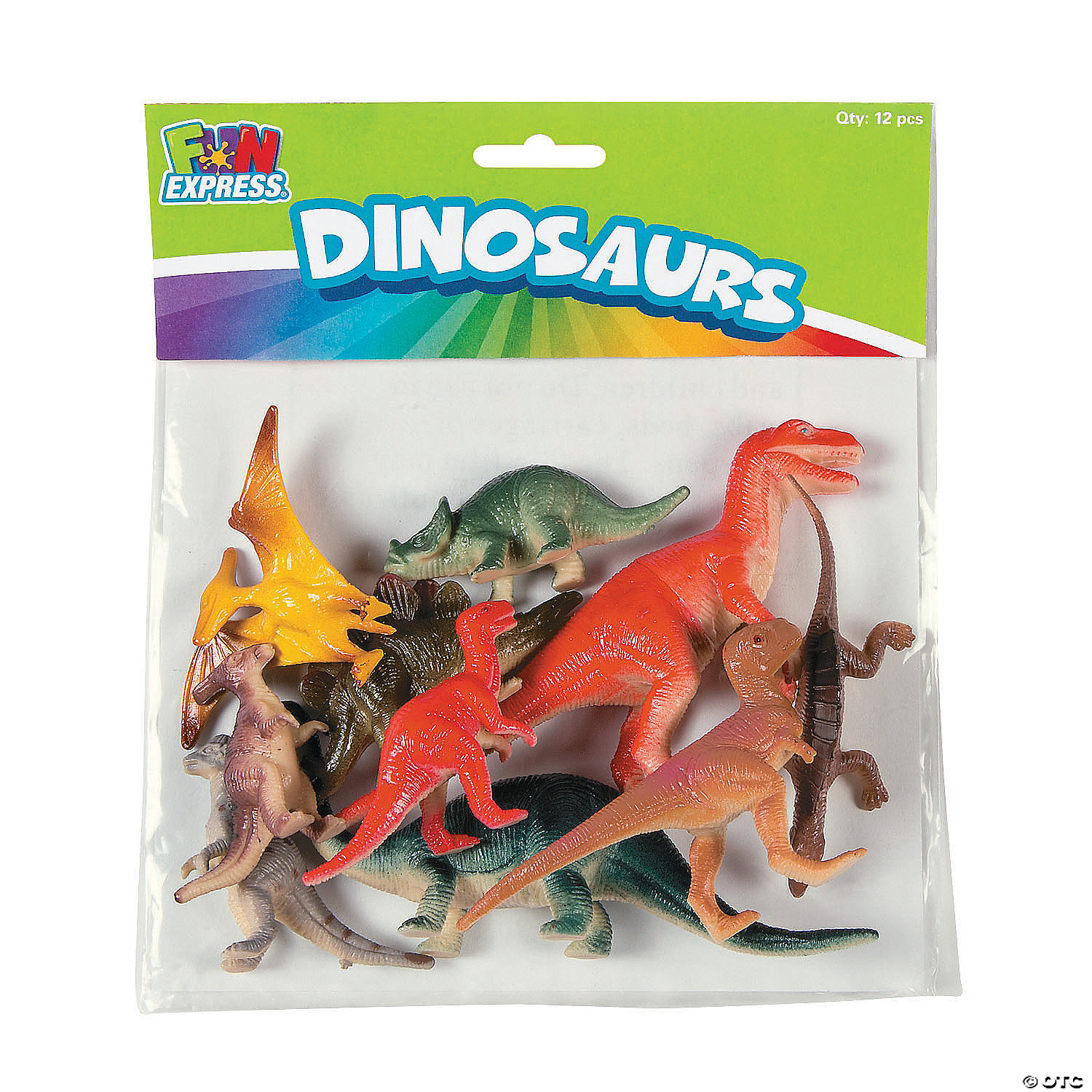 Dinosaur Vinyl Toy Assortment - 60pcs