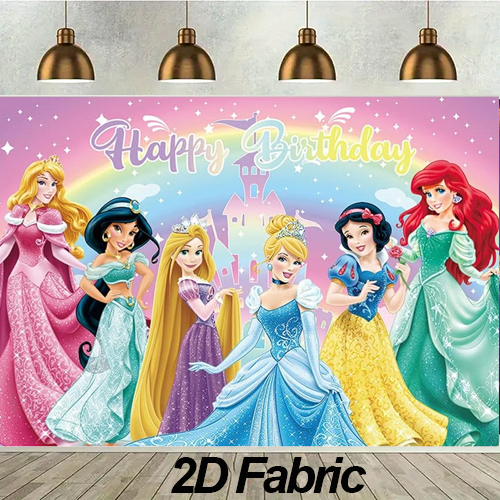 Disney Princess Big FABRIC Keepsake Backdrop
