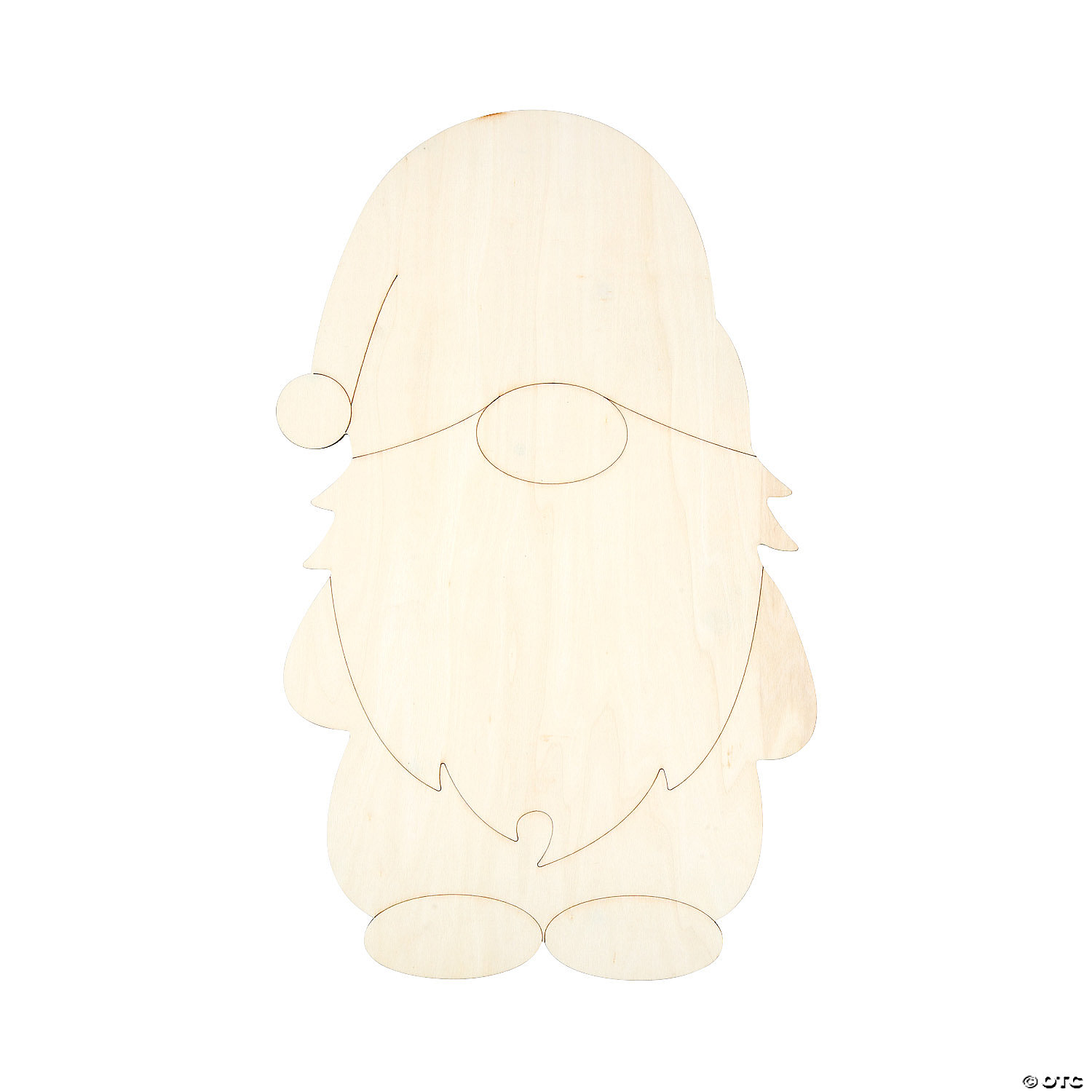 DIY Unfinished Wood Gnome Cutout - Party Supplies Canada - Open A Party