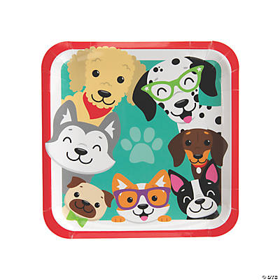 Dog themed best sale paper plates