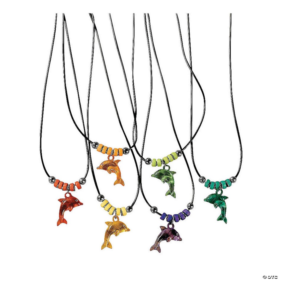 Dolphin Necklaces 12 Pack