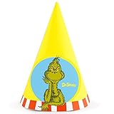 Dr. Seuss Grinch Cone Hats 6pk