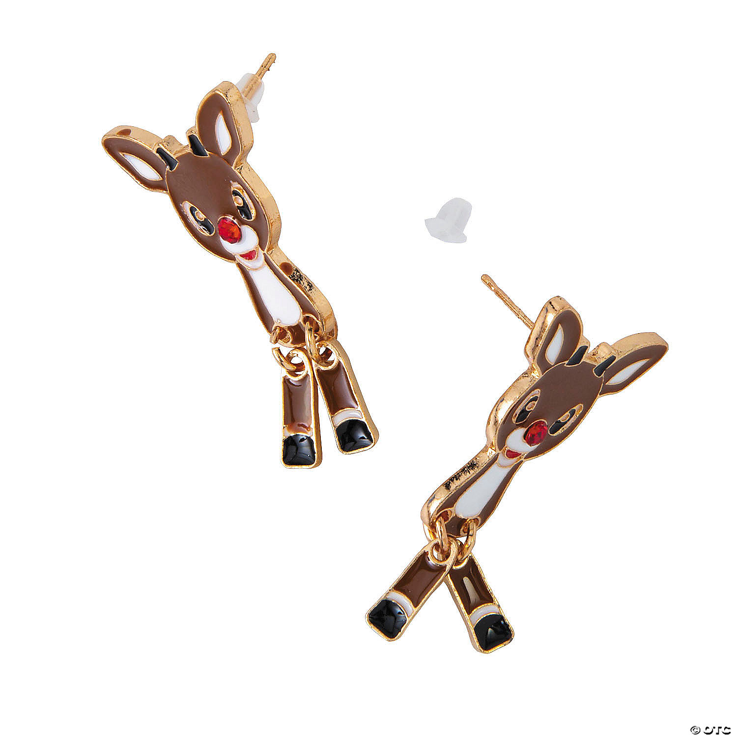 Rudolph the Red-Nosed Reindeer Dangle Earrings-3Pk