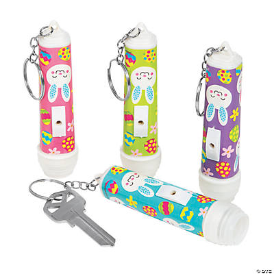 Easter Flashlight Keychains-12 Pack