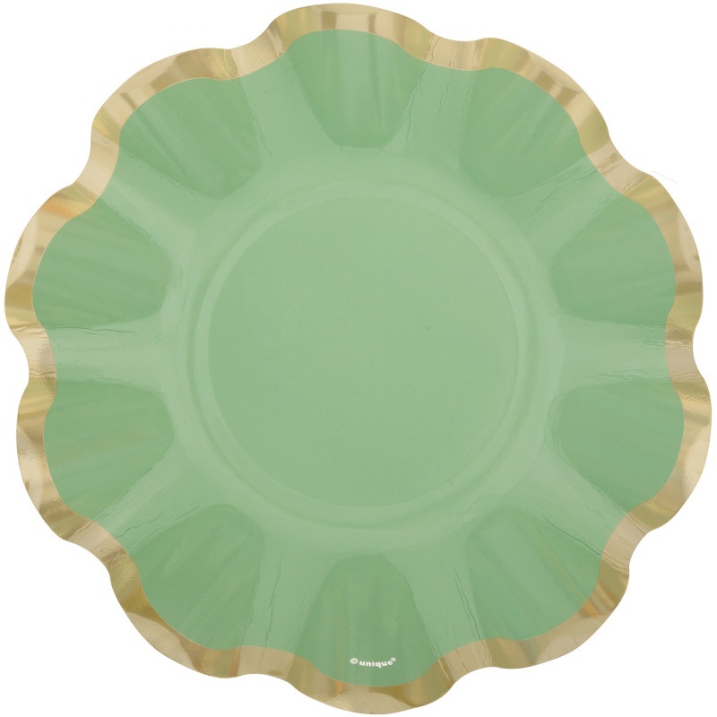 Elegant Metallic Sage Green 7