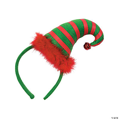 Elf Cap Headbands - 6 Pk