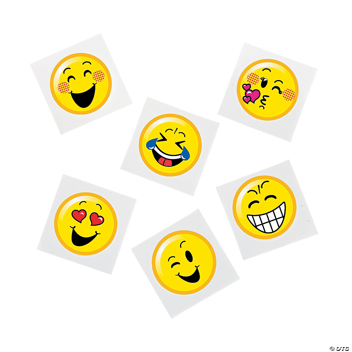 Emoji Tattoo Assortment - 72Pk