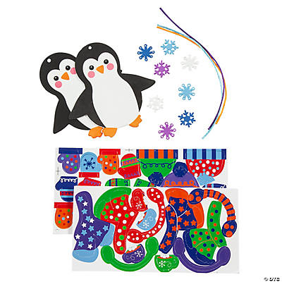 Fabulous Foam Penguin Ornament Craft Kits 12 Pk