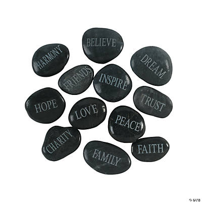 Religious Faith Stones - 12 Pack