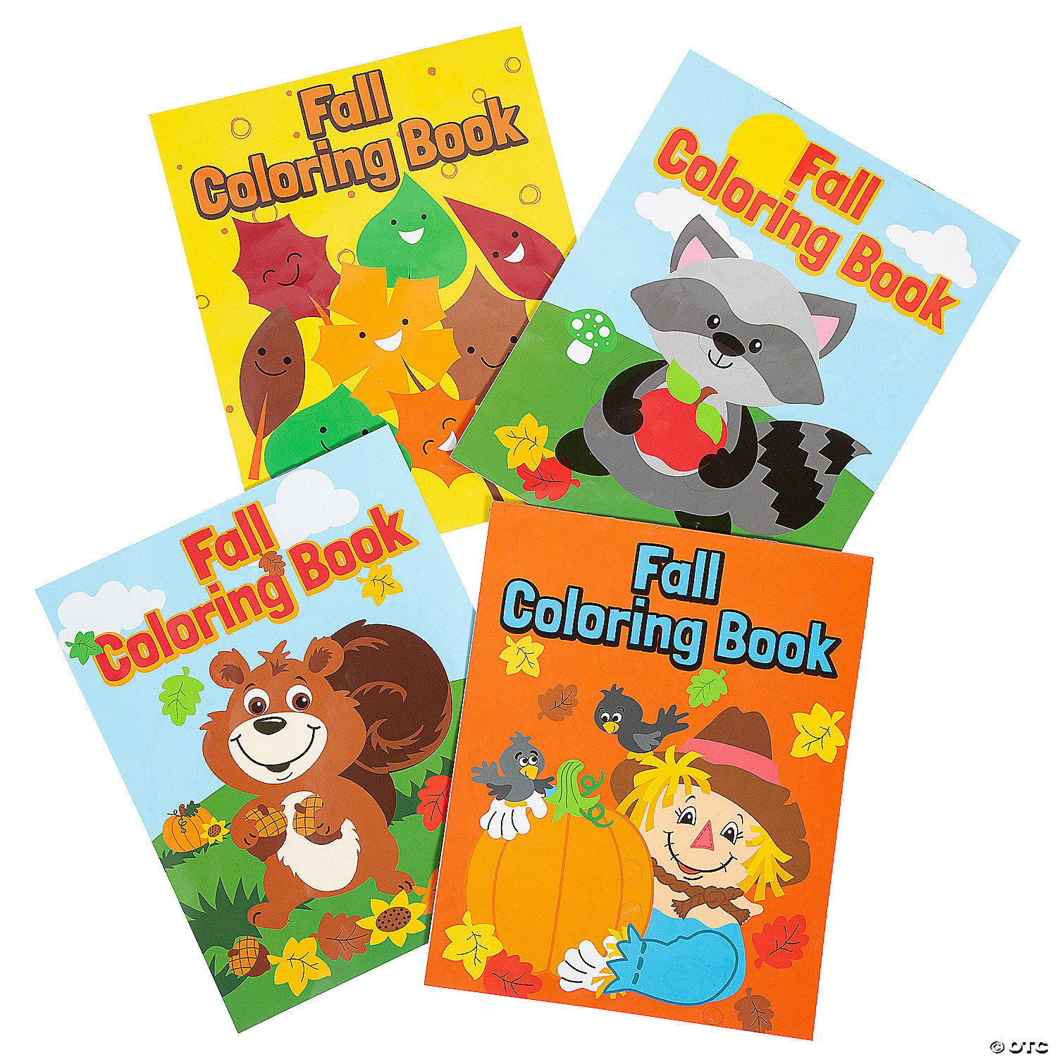 Fall 12pg Colouring Books - 12 Pack