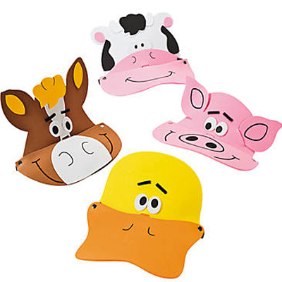 (12) Foam Animal Masks Party Favors