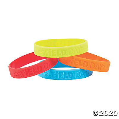 25 Pieces 100th Day of School Silicone Bracelets Wristbands Rubber Bracelets Happy 100th Day of School Rubber Bracelets for School Party Supplies Decoration