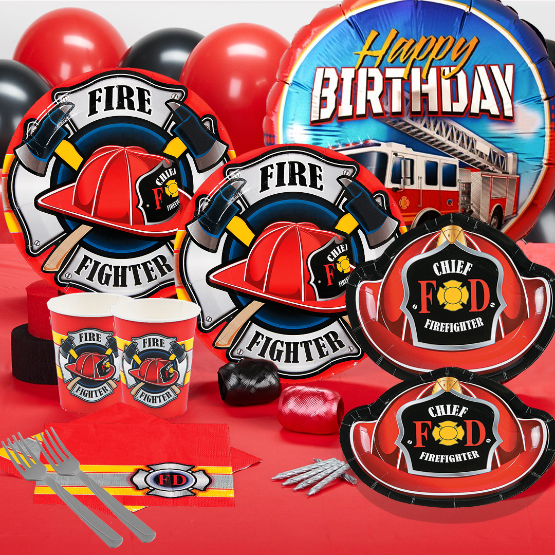 Fire Truck Firefighter Party Supplies Party Supplies Canada