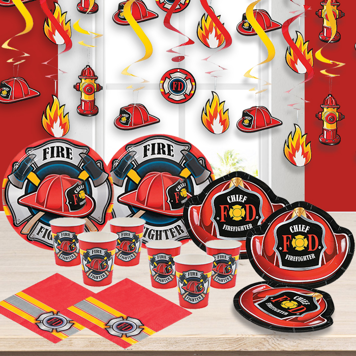 Vintage Fire Truck Kraft Plates, Fire Engine Plates, Fireman Plates,  Fireman Party Decorations, Fireman Tableware, Vintage Fireman, Paper -   Canada