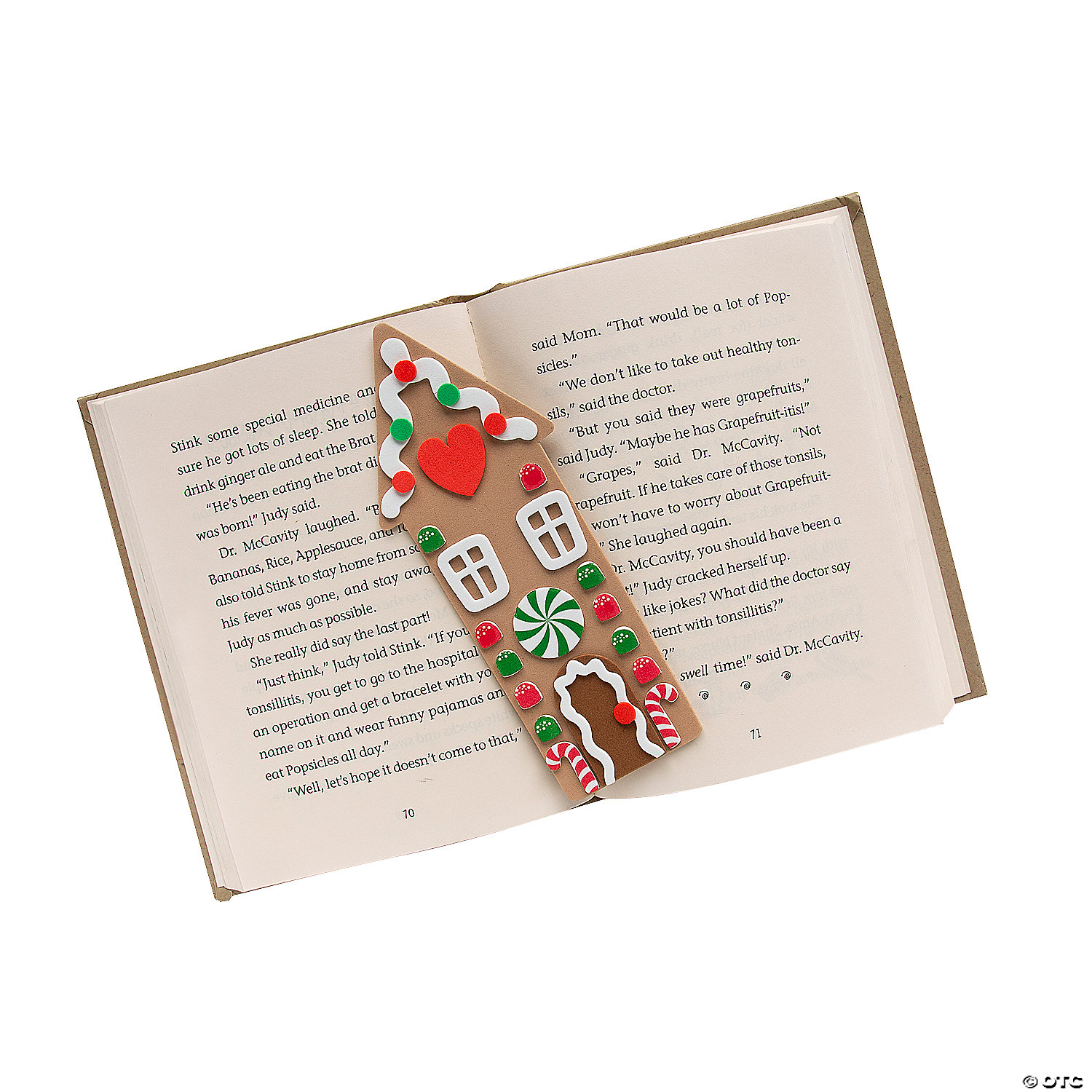 Gingerbread House Bookmarks Craft Kit
