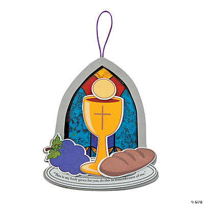 Foam Last Supper Sign Craft Kit 12 Pk