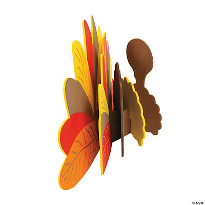 Foam Standing Turkey Craft Kits - 12 Pk
