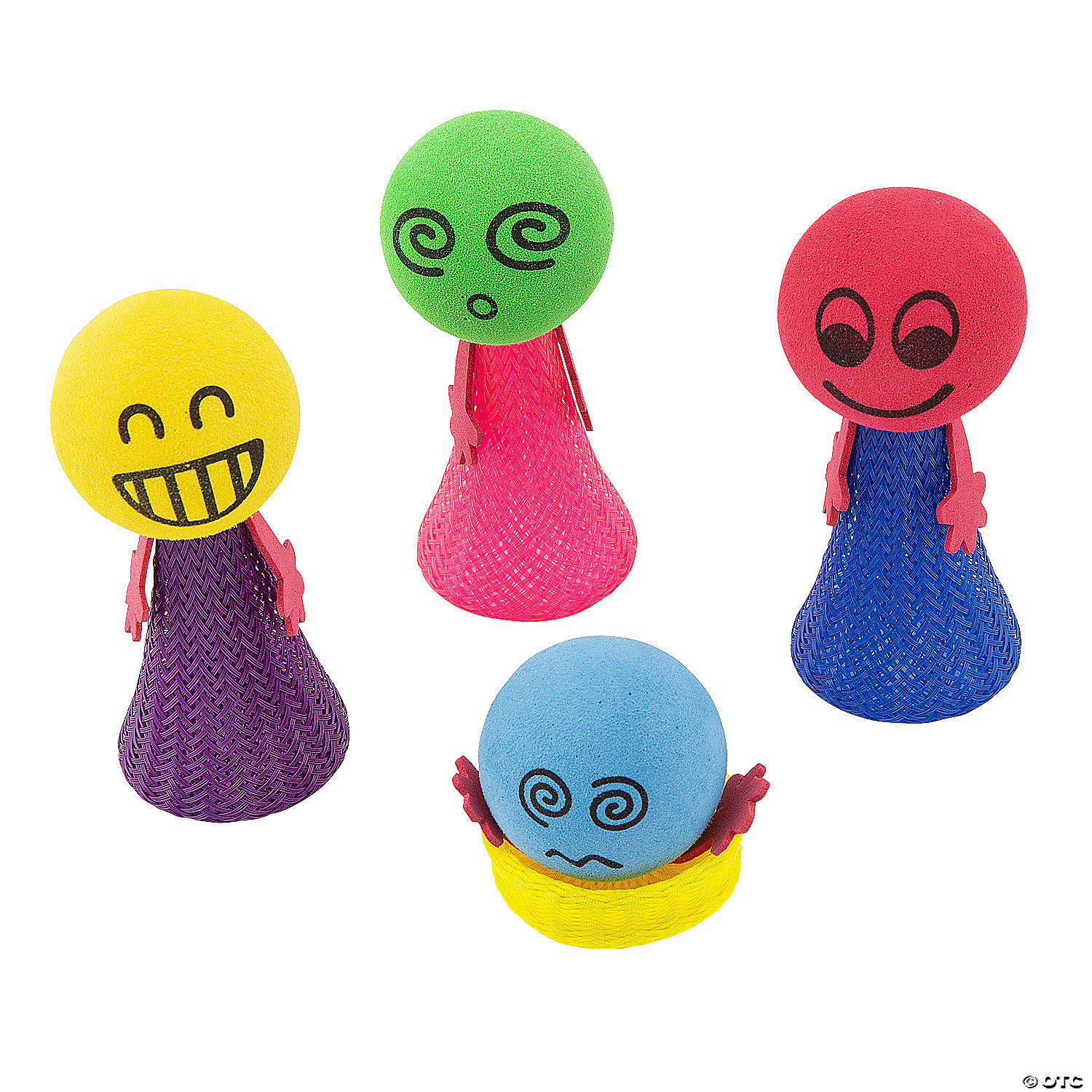 Funny Face Hoppers - 12Pk