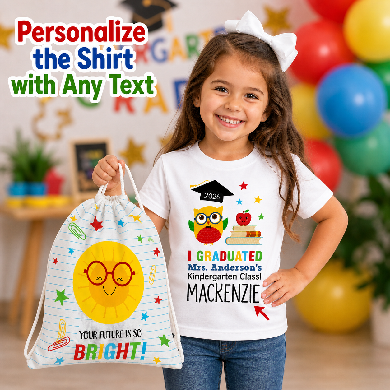 Elementary Class Backpack & Personalized TShirt