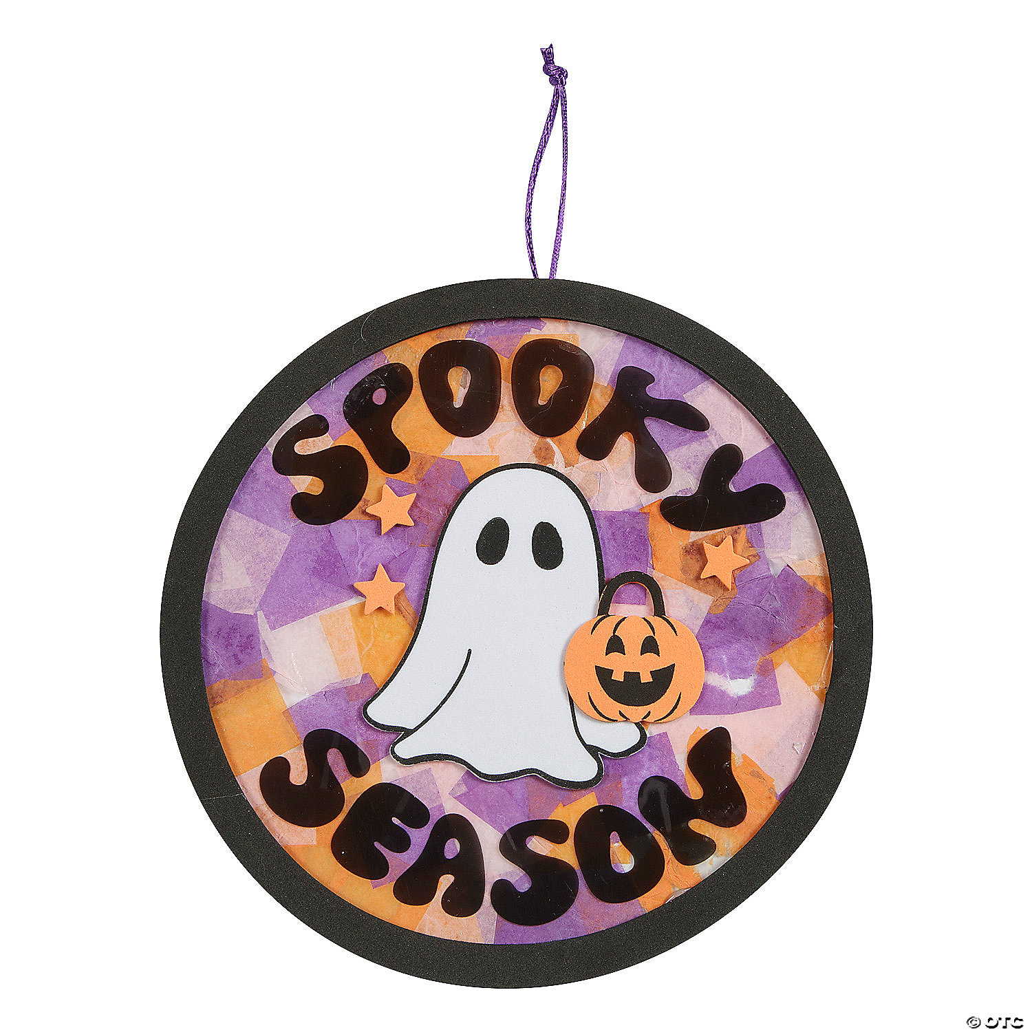 Halloween Large Pastel Ghost Tissue Paper Craft Kit