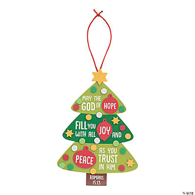 God of Hope Christmas Sign Craft Kit-12 Pack